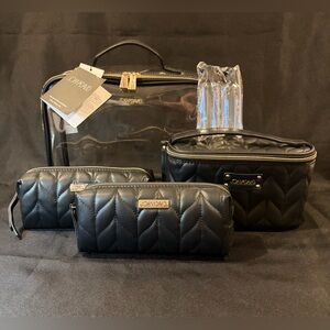Joan & David Quilted Cosmetic Travel Set